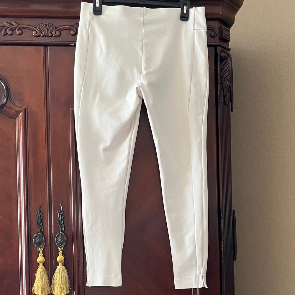 Jones New York Cream Pants Sz M - Picture 4 of 4